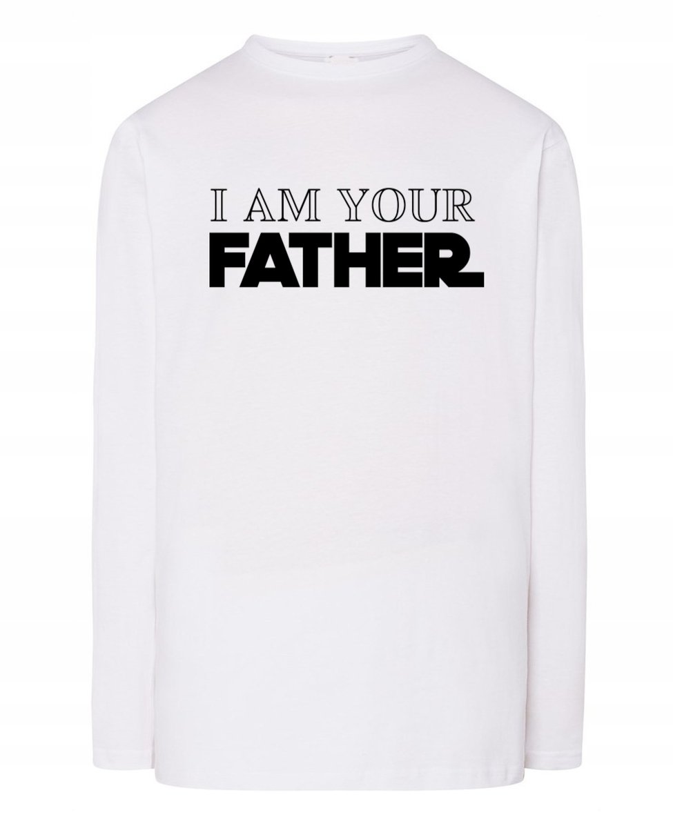 Longsleeve męski Dzień Taty Prezent I AM YOUR FATHER r.XL