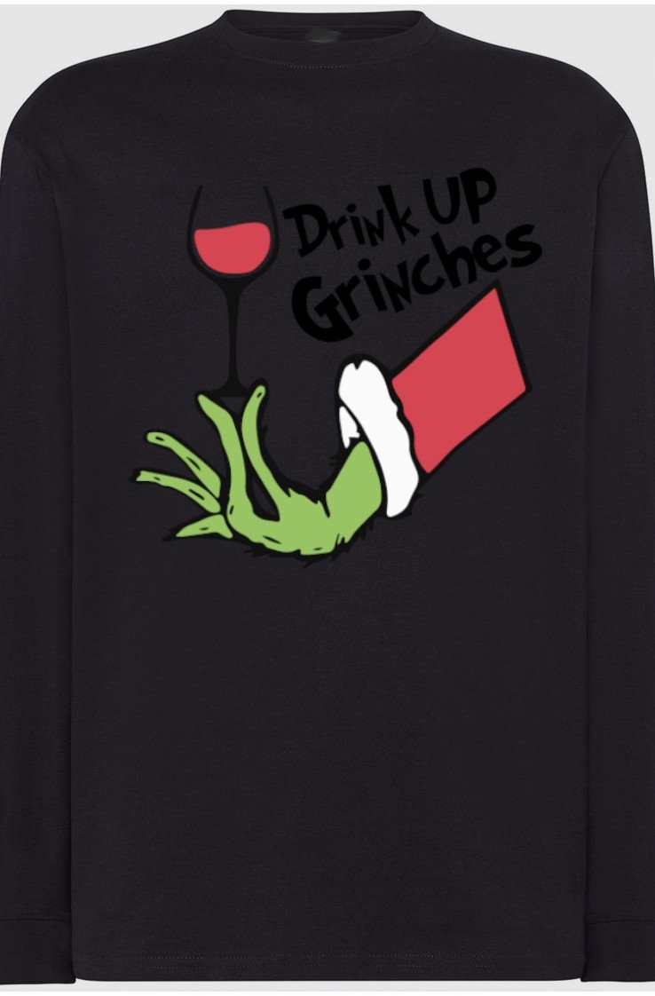 Grinch Świąt Nie Będzie Longsleeve Świąteczny S
