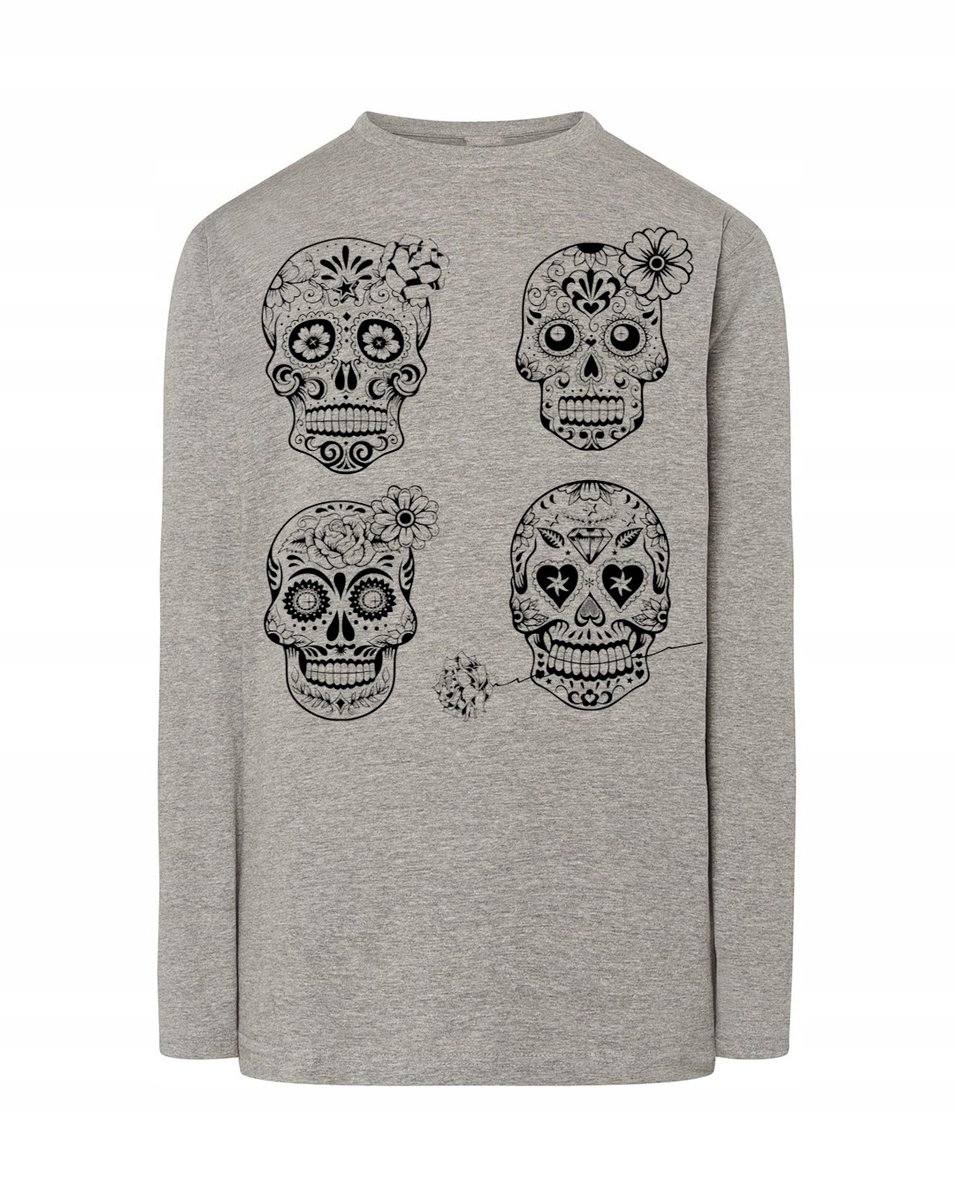 Longsleeve fajny nadruk Czaszka Czaszki r.XXL