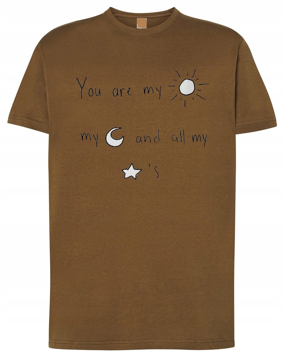 Walentynki Prezent T-Shirt męski nadruk napisy L