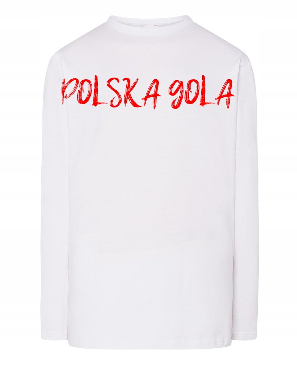 Longsleeve Kibica nadruk Polska Gola Rozm.3XL