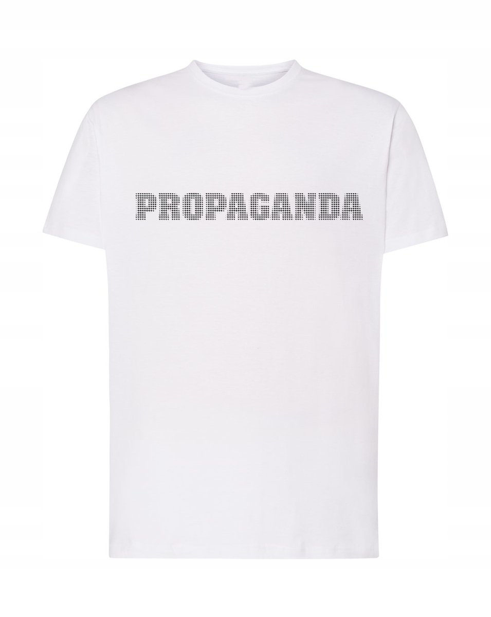 T-Shirt koszulka nadruk napis PROPAGANDA r.XL