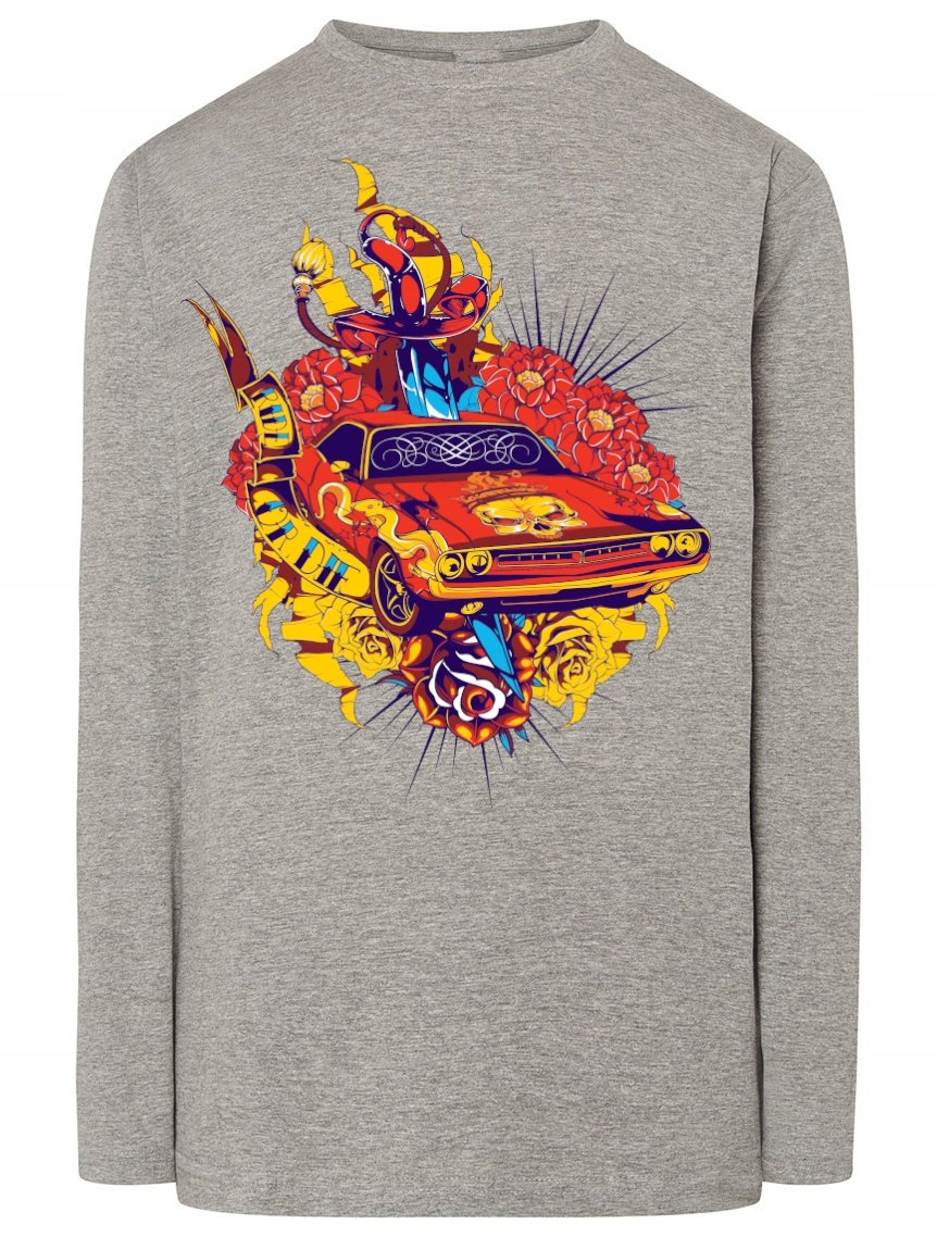 Longsleeve męski nadruk Ride or Die Rozm.XL