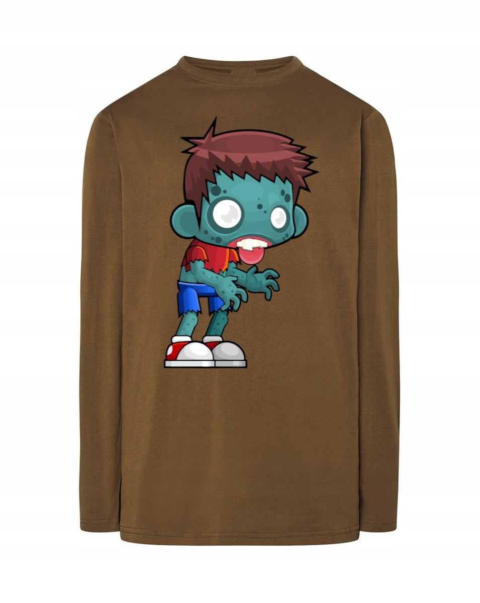 Longsleeve męski nadruk kolorowy ZOMBIE r.3XL