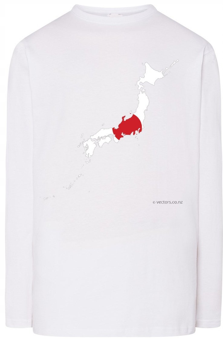 Japonia Męska Modna Bluza Longsleeve Nadruk R.4XL