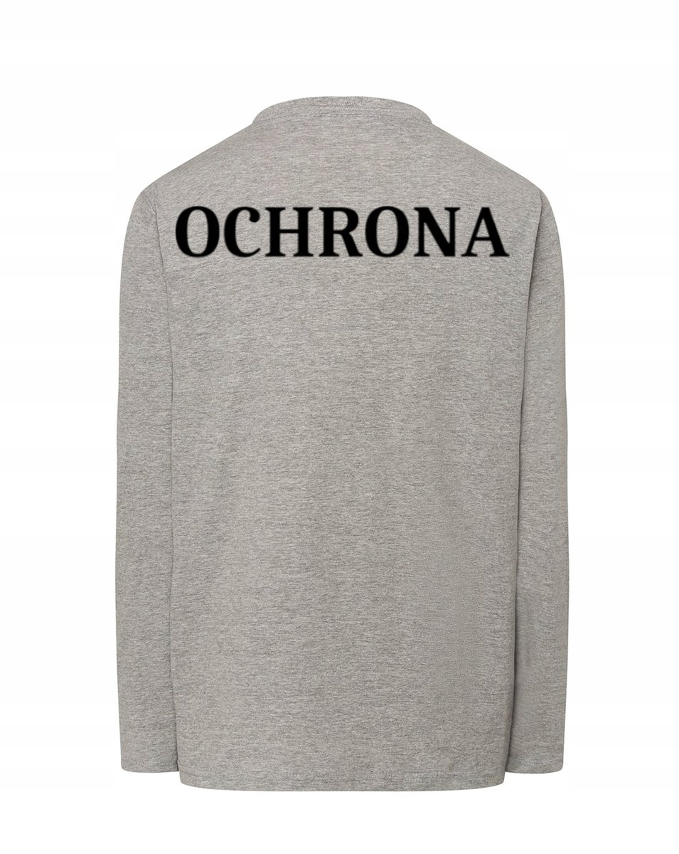 Longsleeve męski nadruk Ochrona Rozm.S