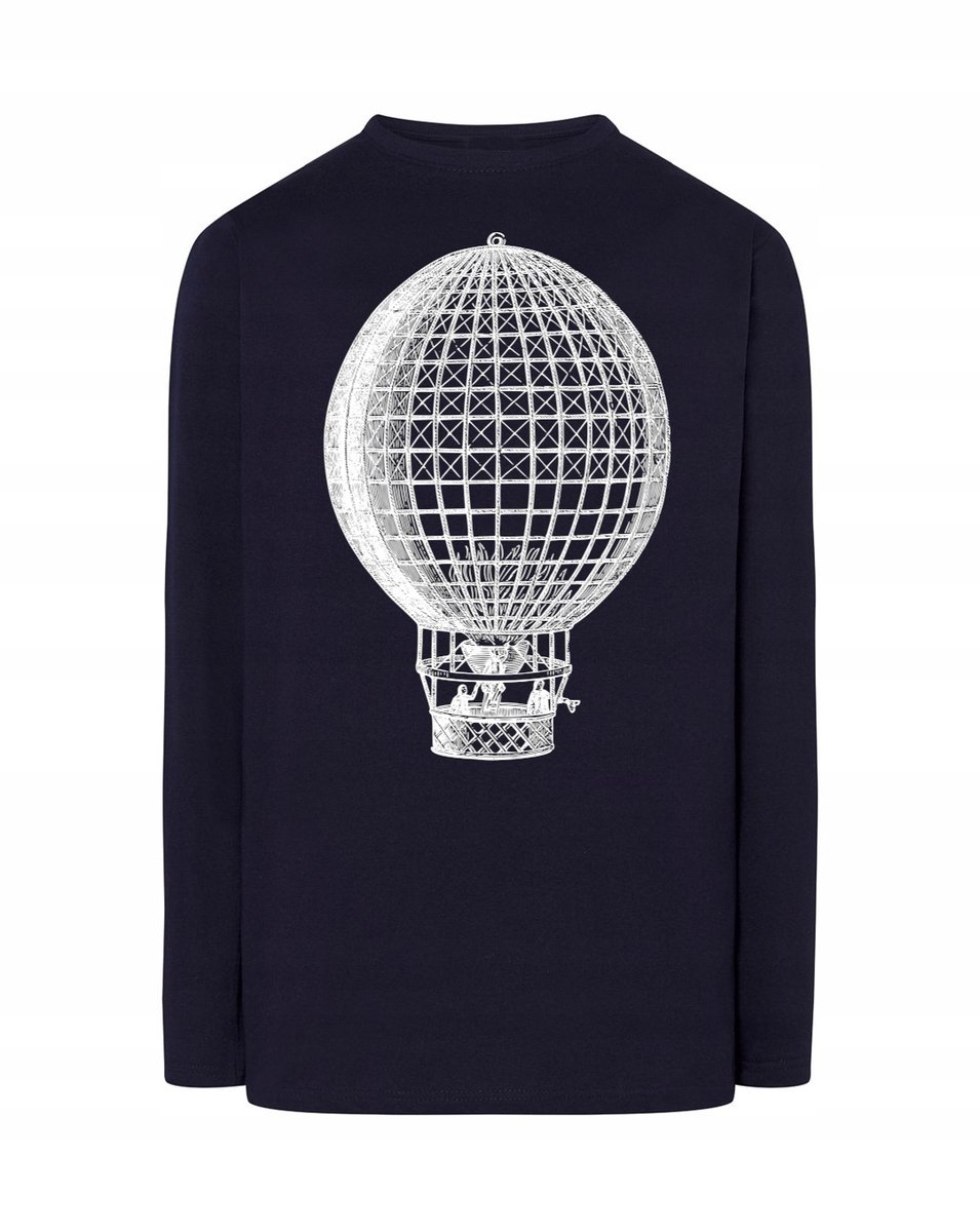 Longsleeve męski FAJNY nadruk BALON r.XL