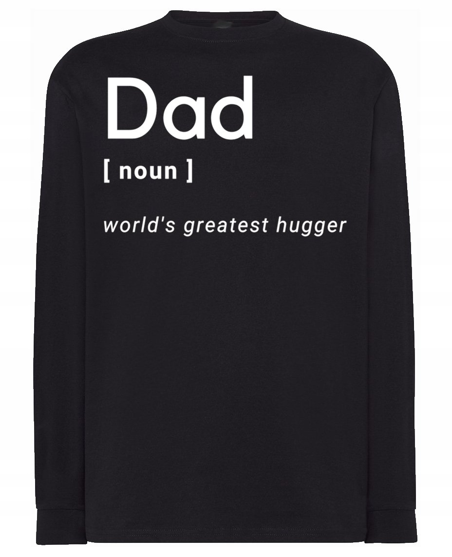 Longsleeve męski nadruk TATA PRZYTULACZ r.4XL