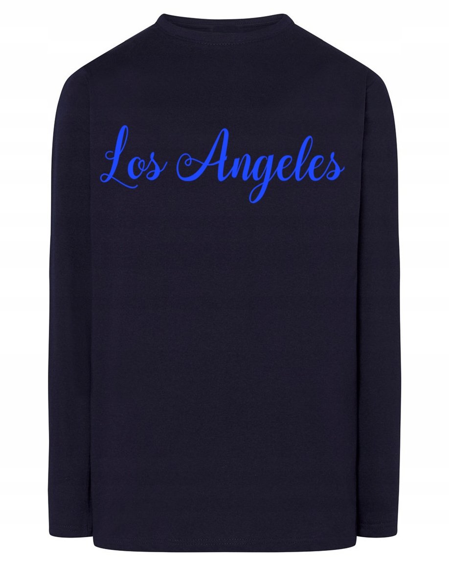 Longsleeve fajny nadruk napis LOS ANGELES r.L