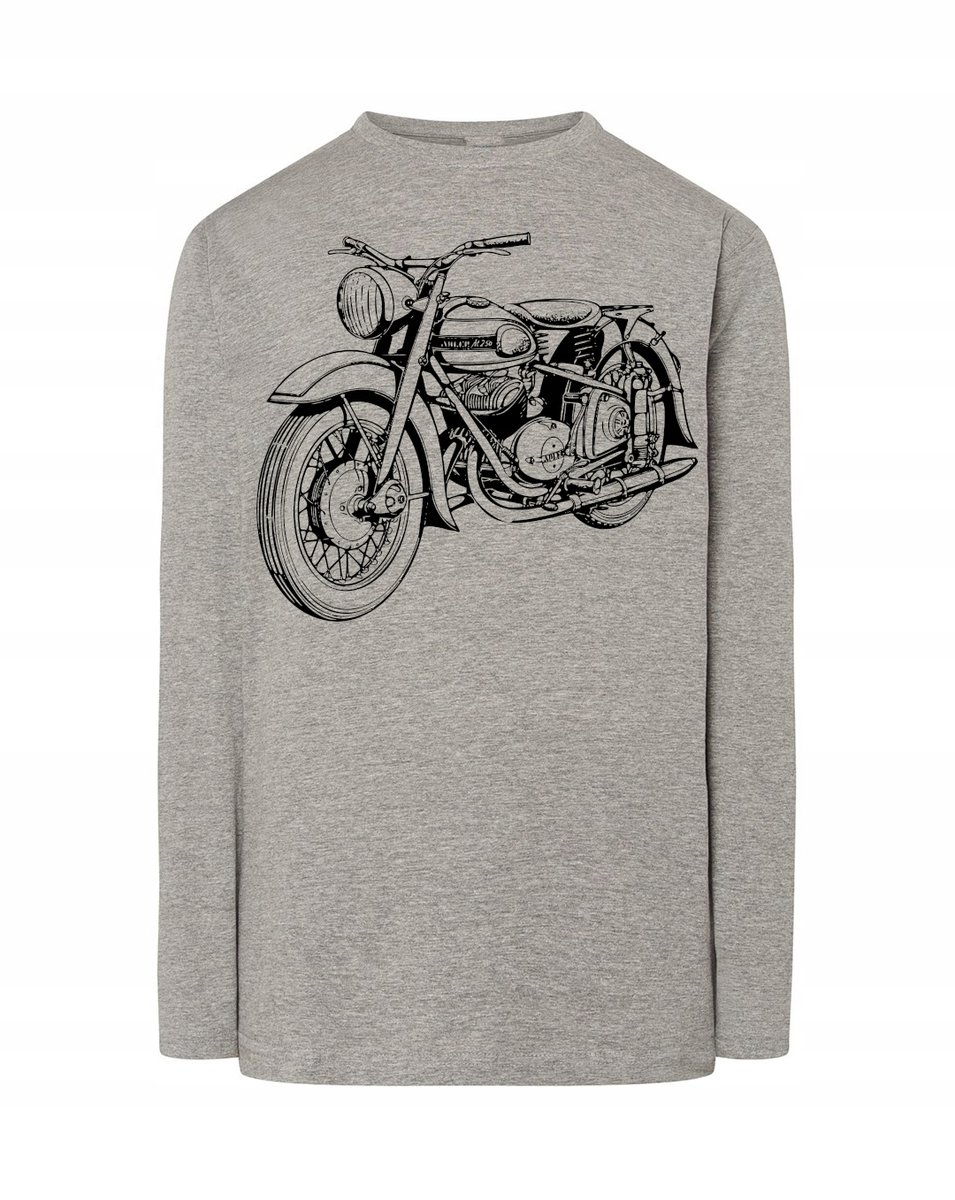 Longsleeve fajny nadruk Motor Motocykl r.M