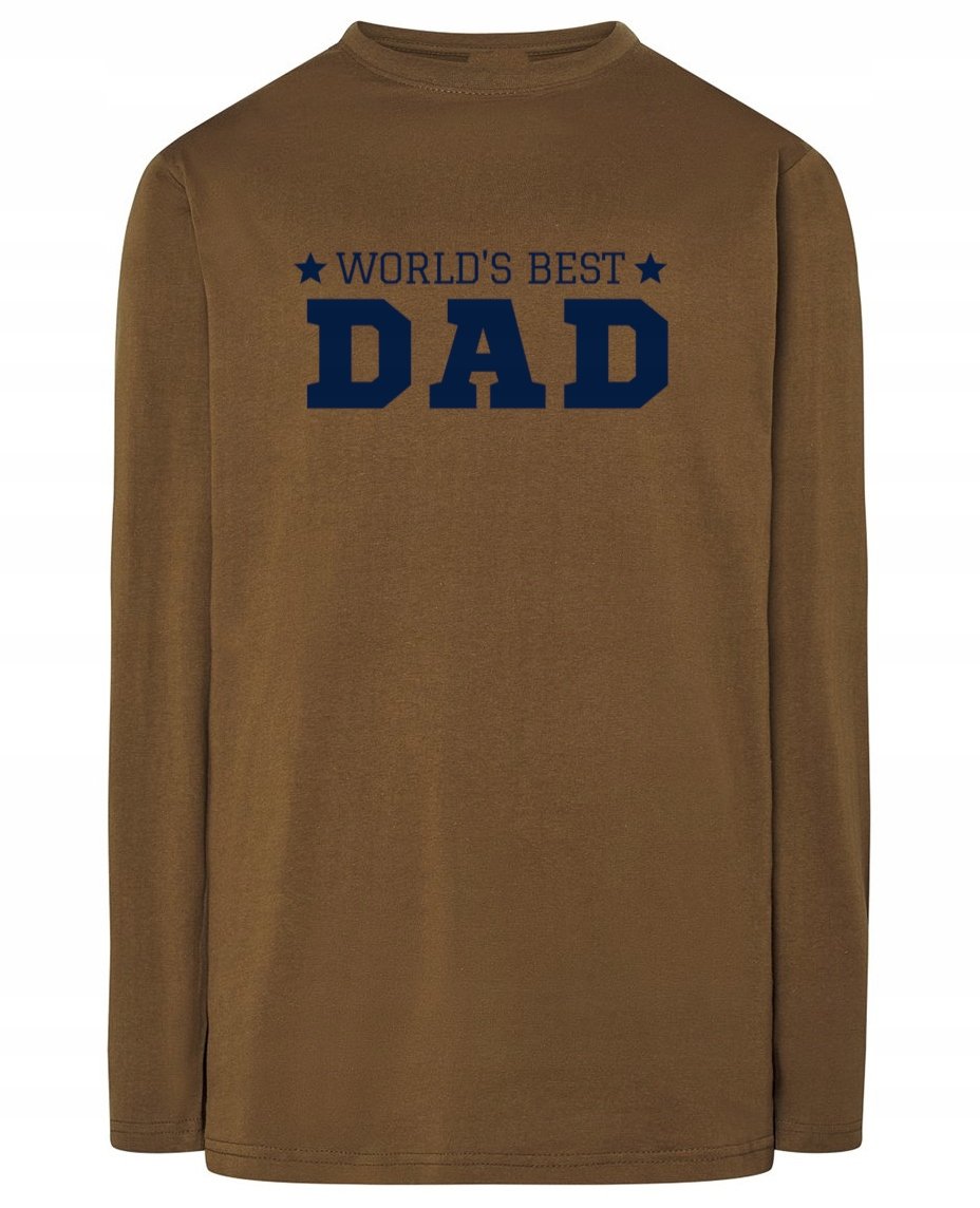 Longsleeve męski nadruk Najlepszy Tata r.M
