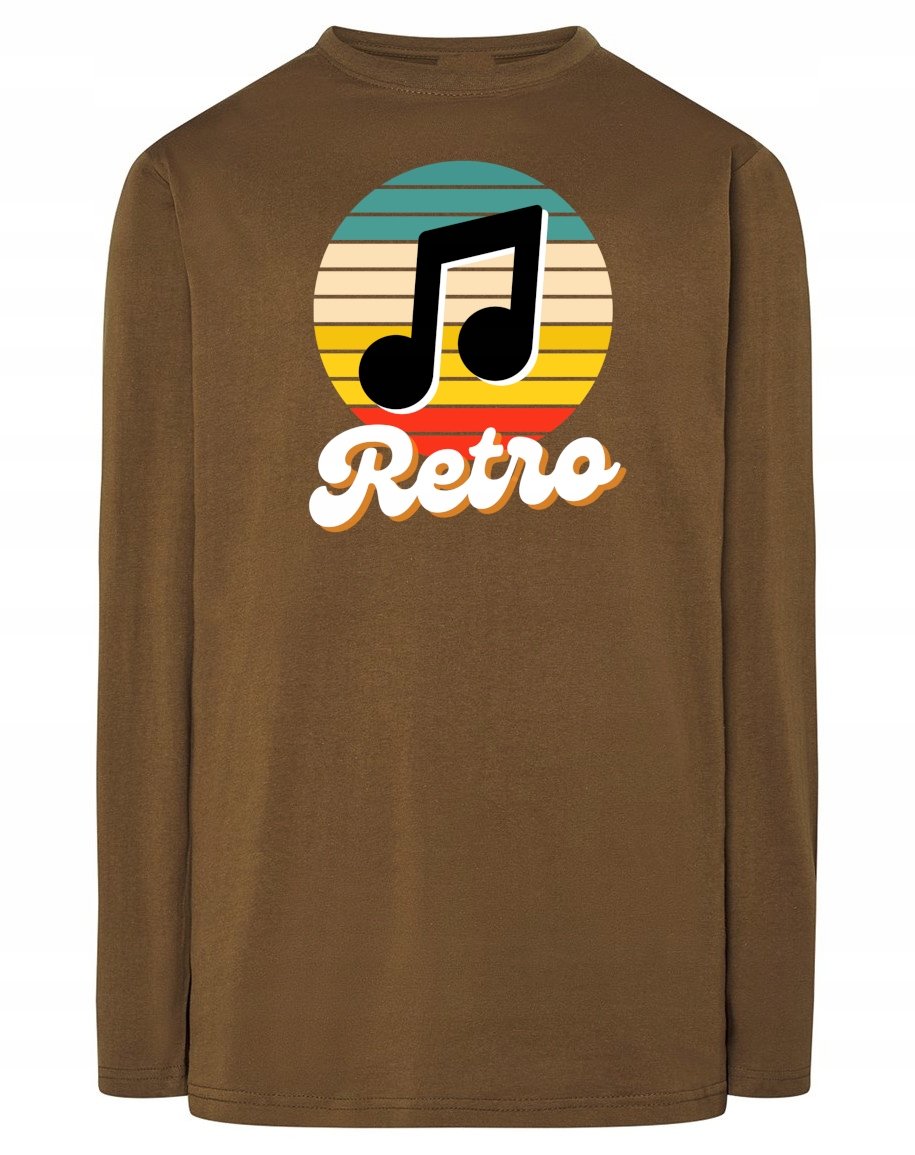 Longsleeve muzyczny nadruk NUTKA RETRO r.XL