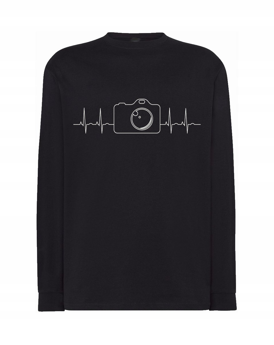 Longsleeve męski nadruk EKG APARAT r.5XL