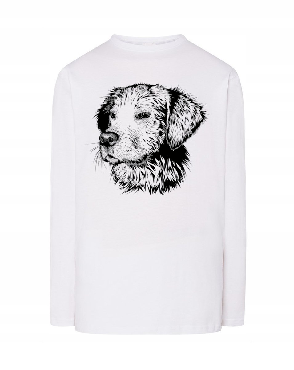 Longsleeve nadruk pies GOLDEN RETRIEVER r.S