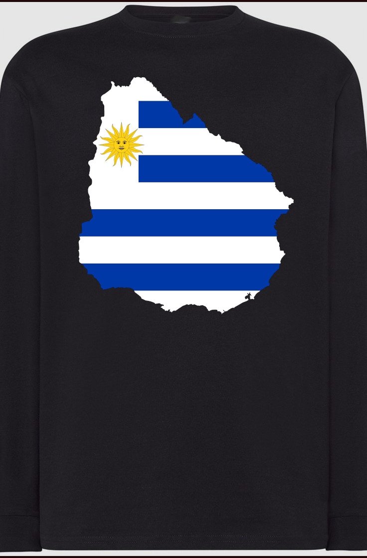 Urugwaj Męska Modna Bluza LongsleeveNadruk R.4XL