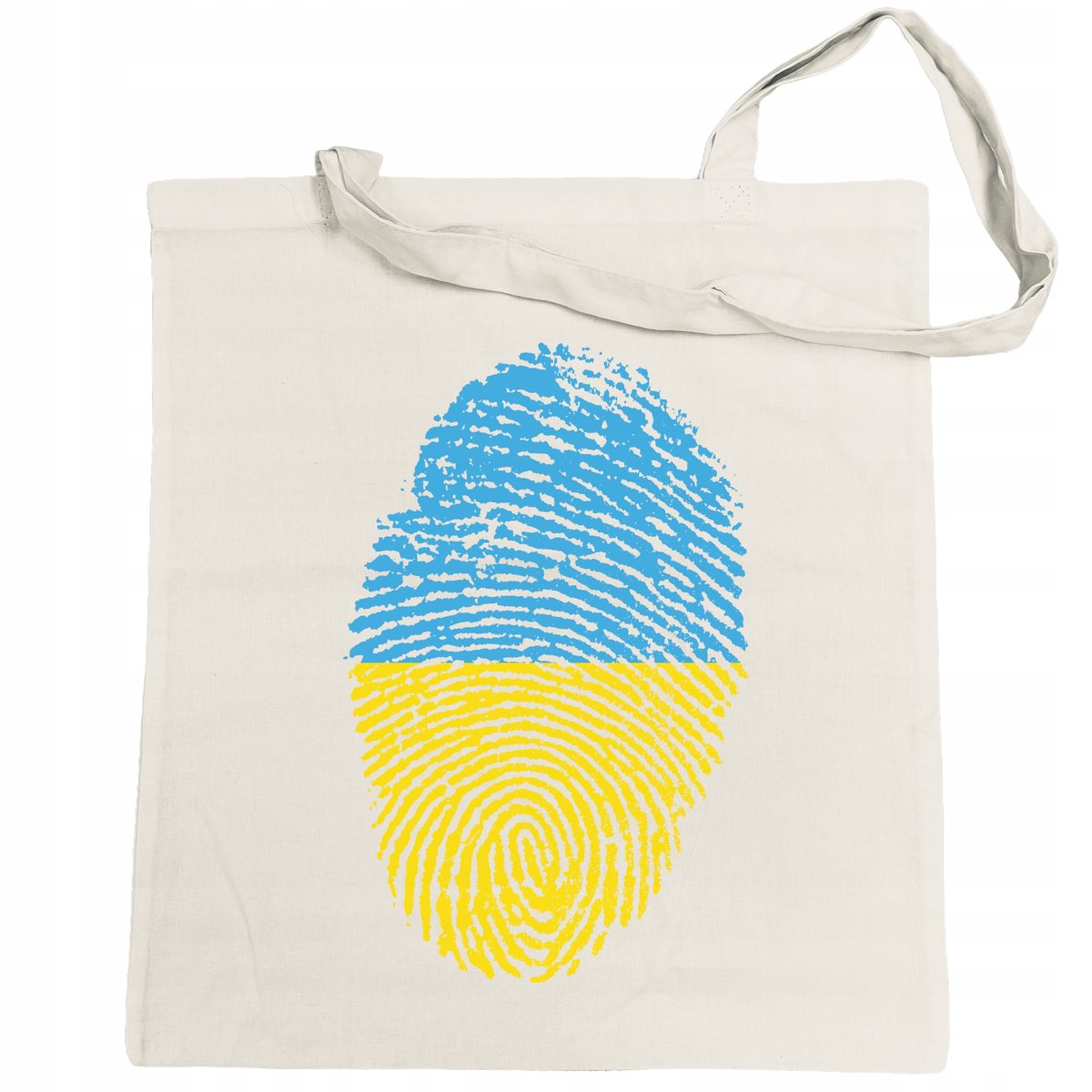 Ukraina Flaga Odcisk Torba Zakupowa