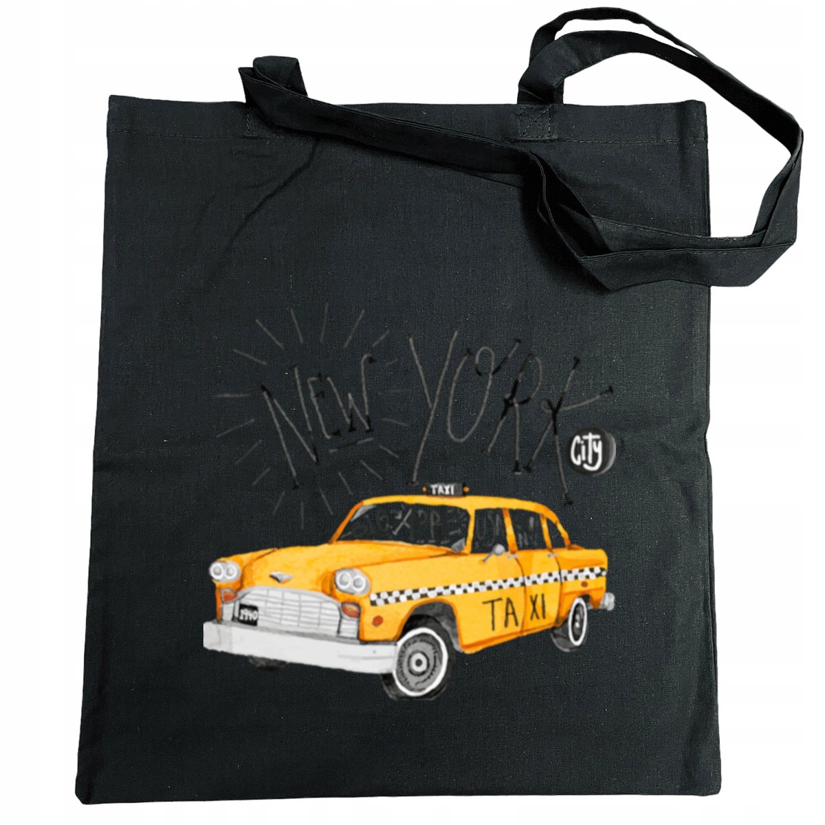 Torba na zakupy fajny nadruk Nowy Jork TAXI