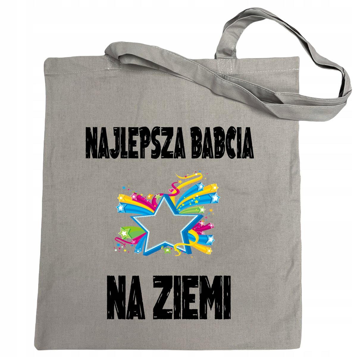 Torba zakupy nadruk Dzień Babci Najlepsza Babcia