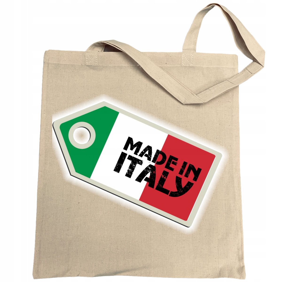 Made In Italy Torba Zakupowa Modna Nadruk