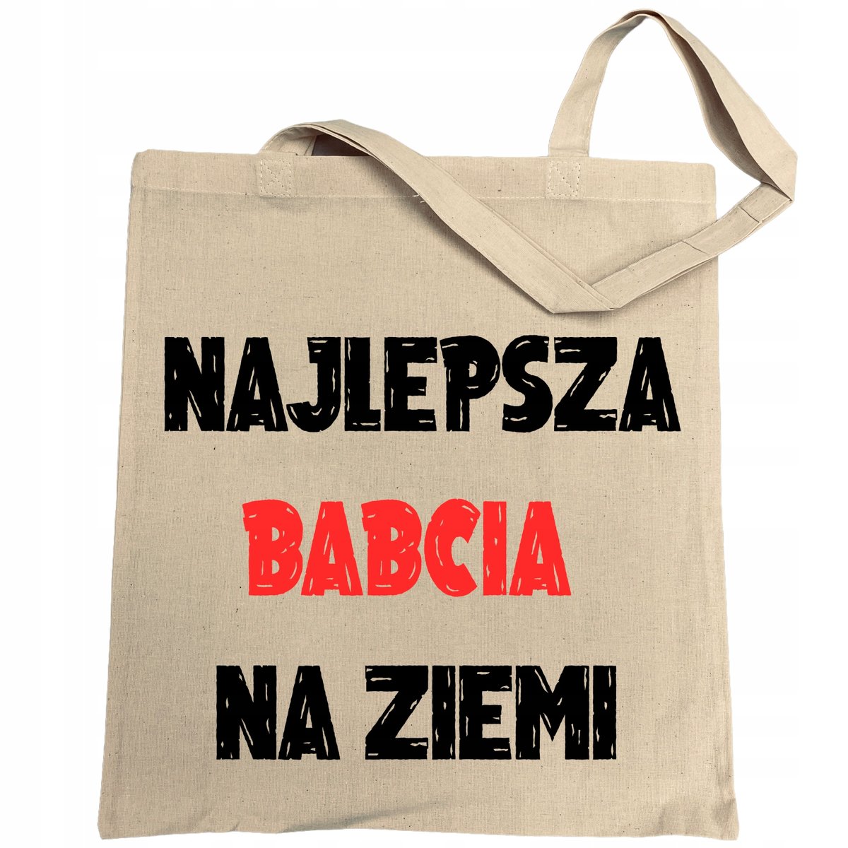 Torba zakupy nadruk Dzień Babci Najlepsza Babcia