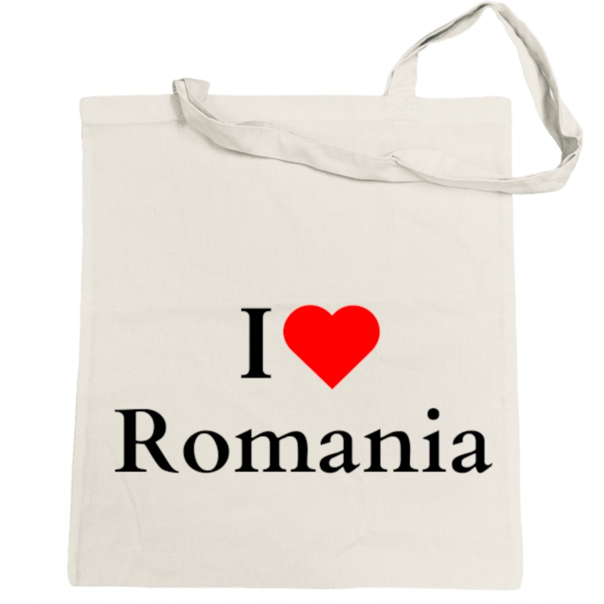 Torba na zakupy nadruk I Love Romania Kocham Rumunię