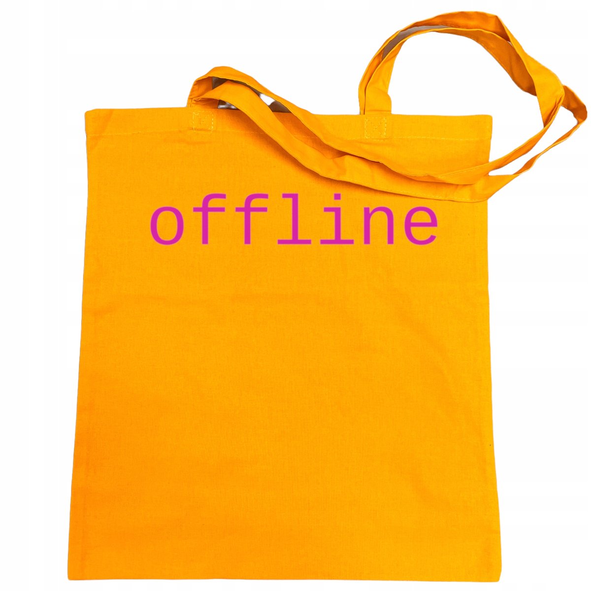 Torba na zakupy nadruk napis OFFLINE