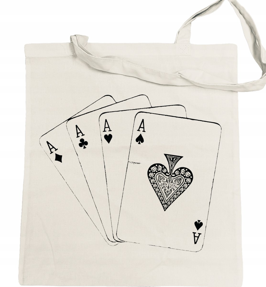 Torba na zakupy ECO nadruk POKER KARTY
