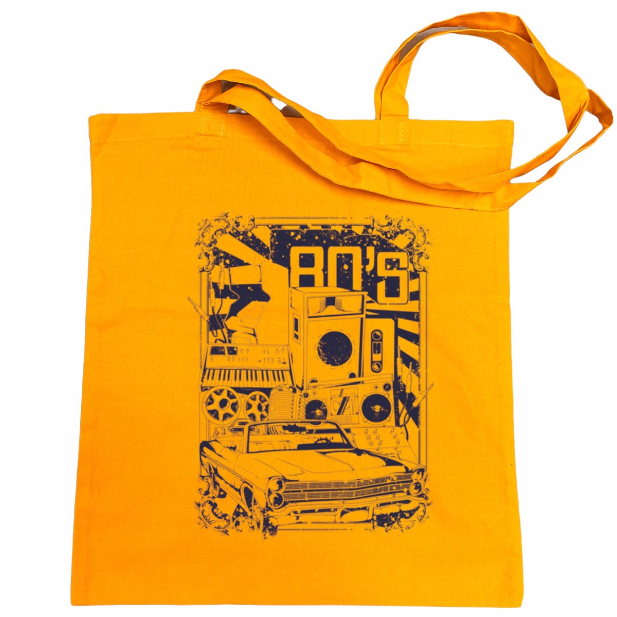 Torba na zakupy nadruk RETRO lata 80te 80s