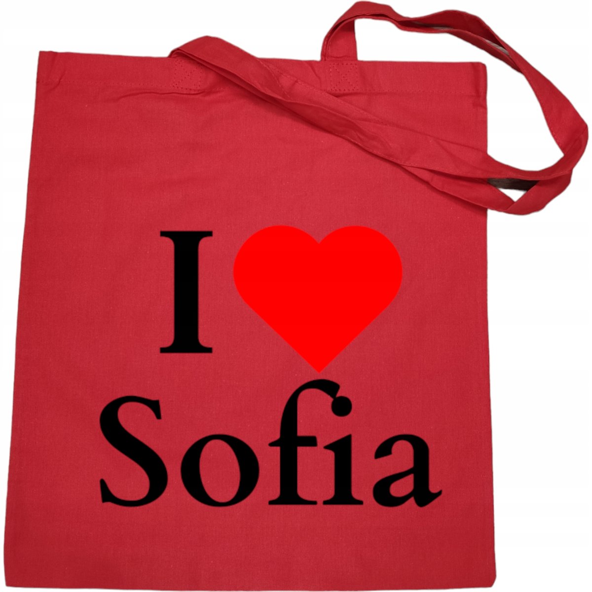 Torba na zakupy nadruk I Love Sofia Kocham Sofie Bułgaria