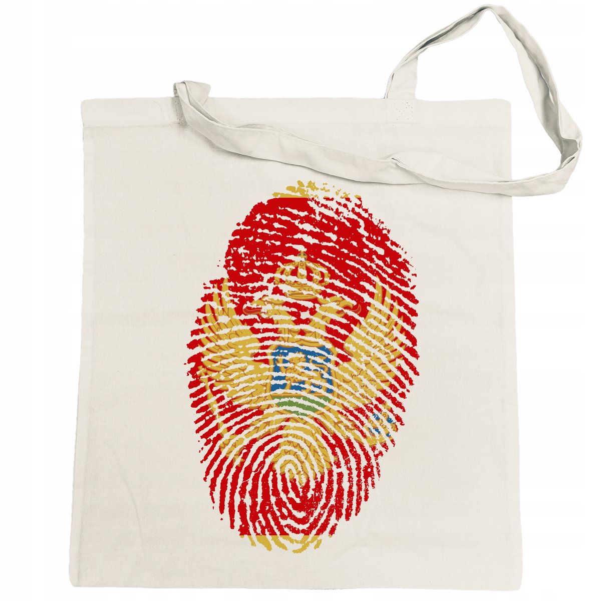 Czarnogóra Flaga Odcisk Torba Zakupowa