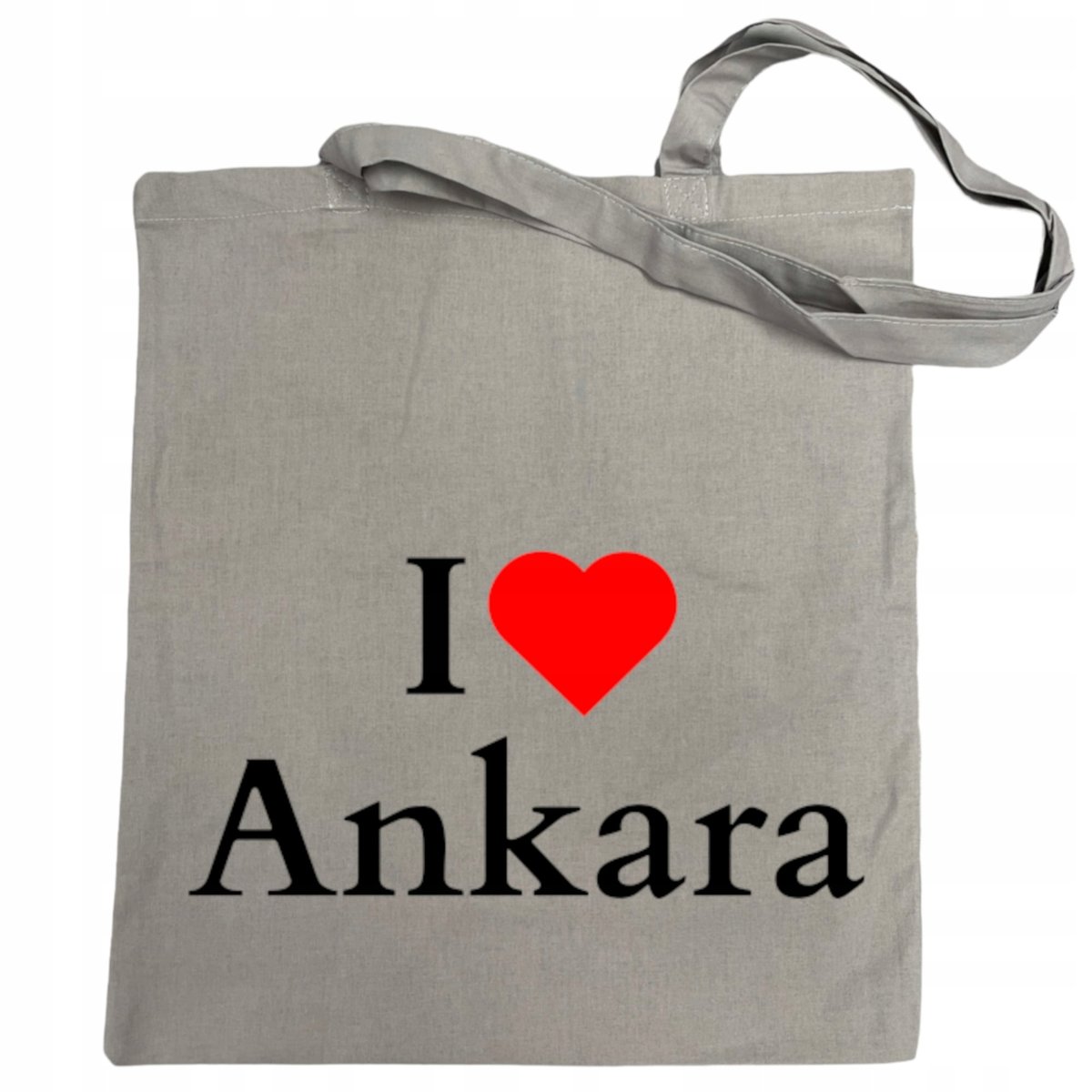 Torba na zakupy nadruk I Love Ankara Kocham Ankare Turcja