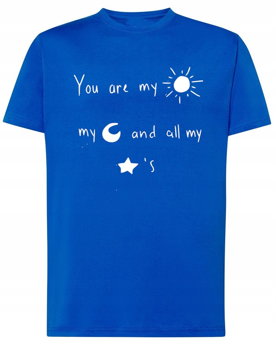 Walentynki Prezent T-Shirt męski nadruk napisy XS