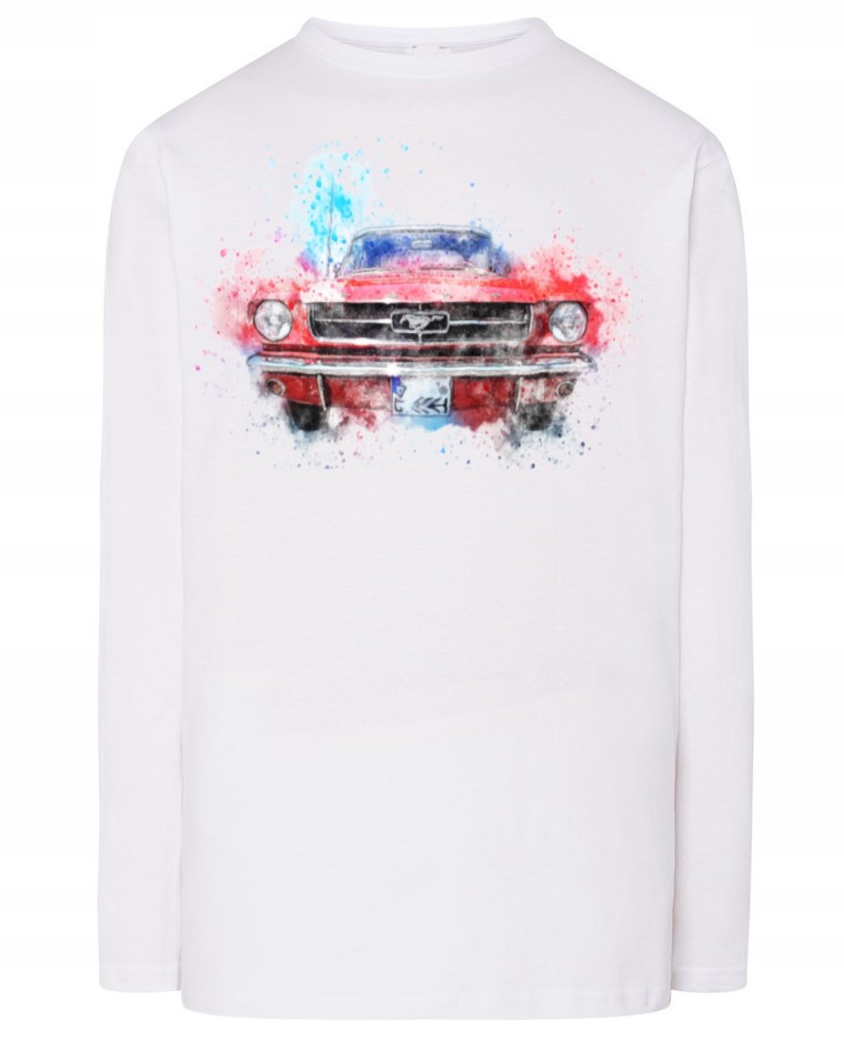 Longsleeve męski nadruk klasyk Mustang r.3XL