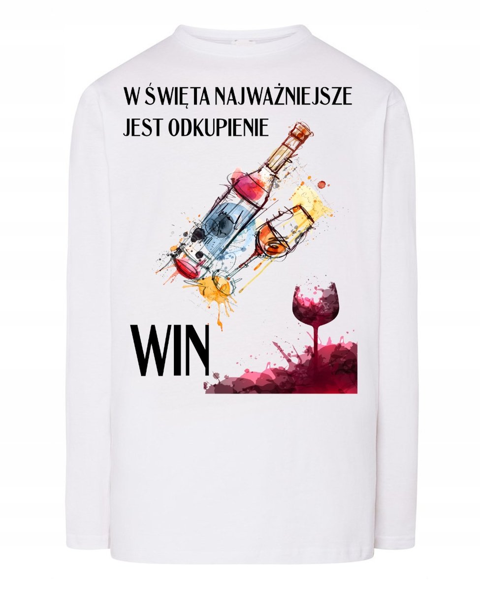 Longsleeve nadruk Odkupienie WIN Rozm.3XL