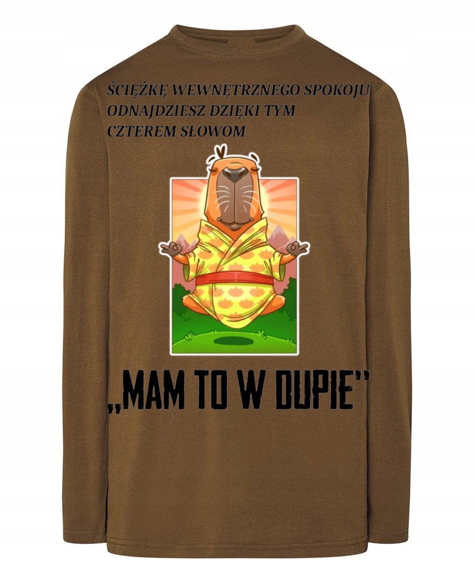 Longsleeve Kapibara Medytacja XS