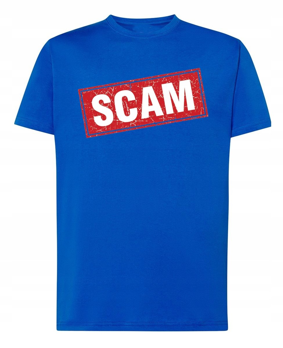 Koszulka T-Shirt Napis SCAM r.5XL