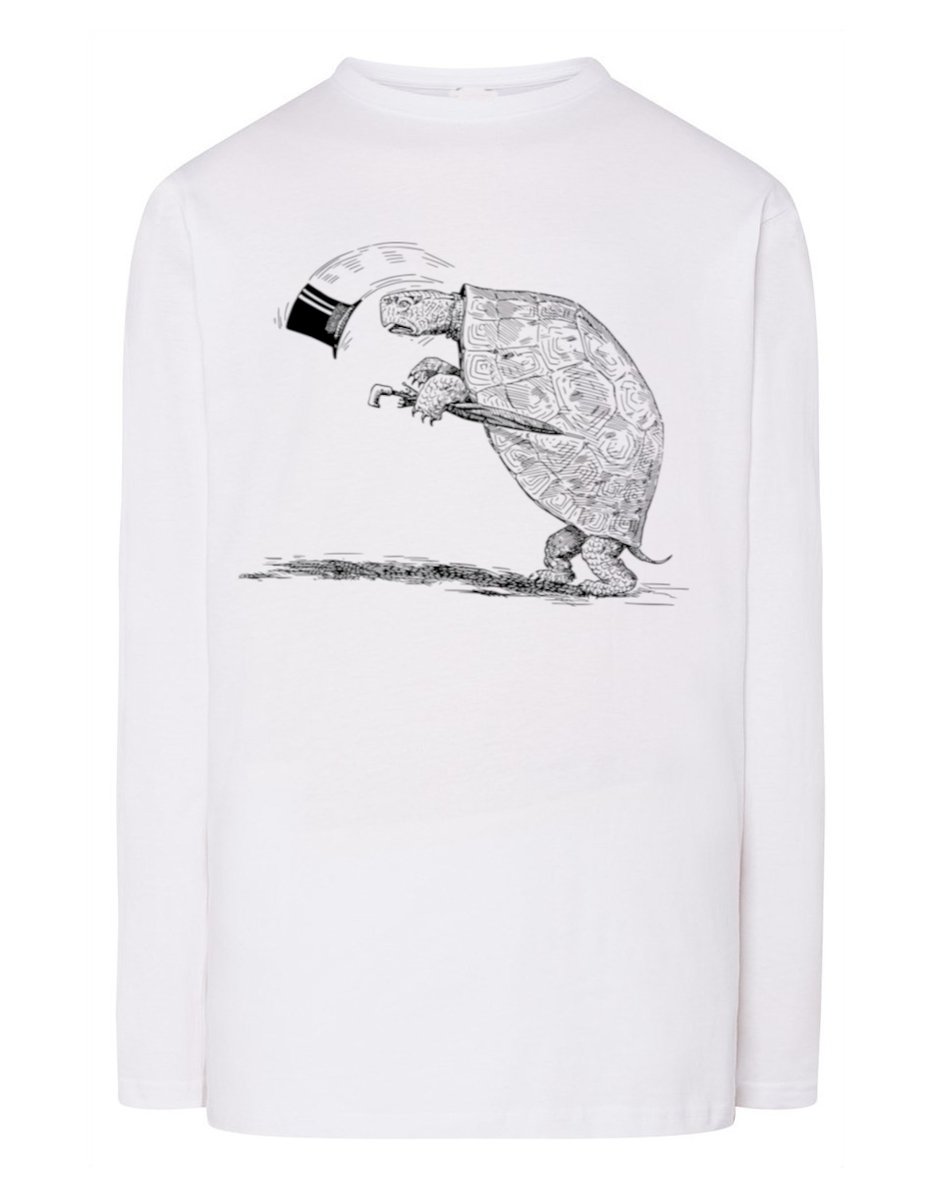 Longsleeve męski nadruk ZWIERZĘ ŻÓŁW r.M