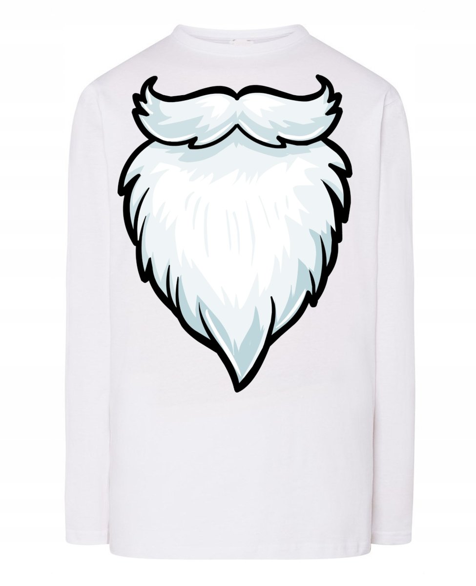 Longsleeve nadruk Broda Mikołaja Święta Rozm.XXL