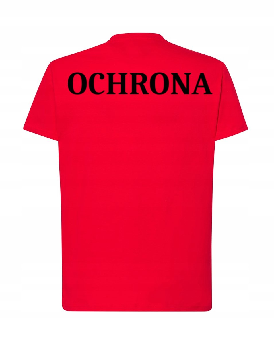 T-Shirt męski nadruk Ochrona Rozm.XS