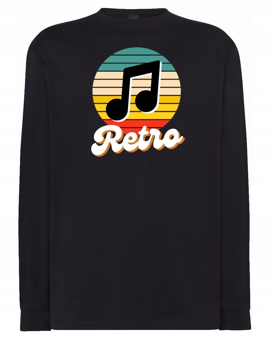 Longsleeve muzyczny nadruk NUTKA RETRO r.5XL