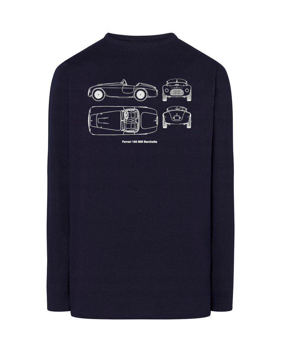 Longsleeve nadruk Ferrari 166 KLASYK r.3XL