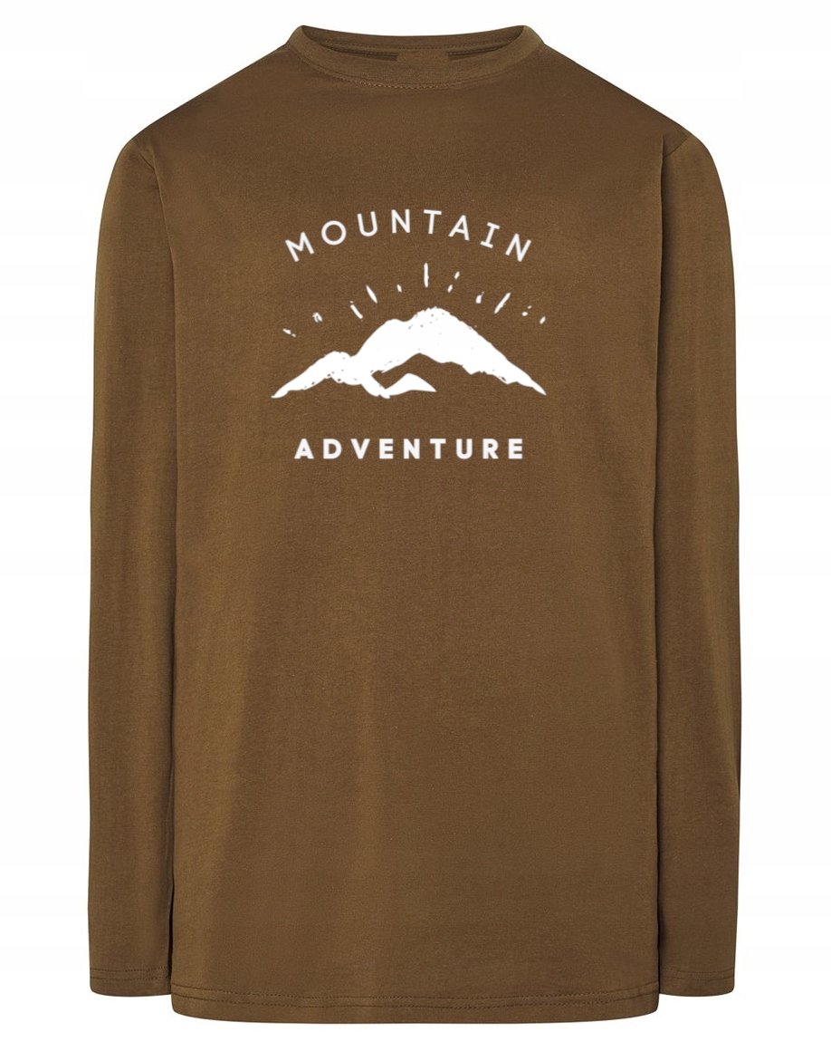 Longsleeve fajny nadruk GÓRY PRZYGODA r.S