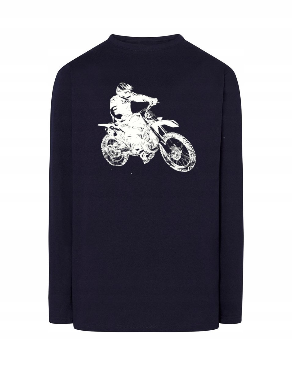 Longsleeve męski nadruk Motor MOTOCROSS r.XL