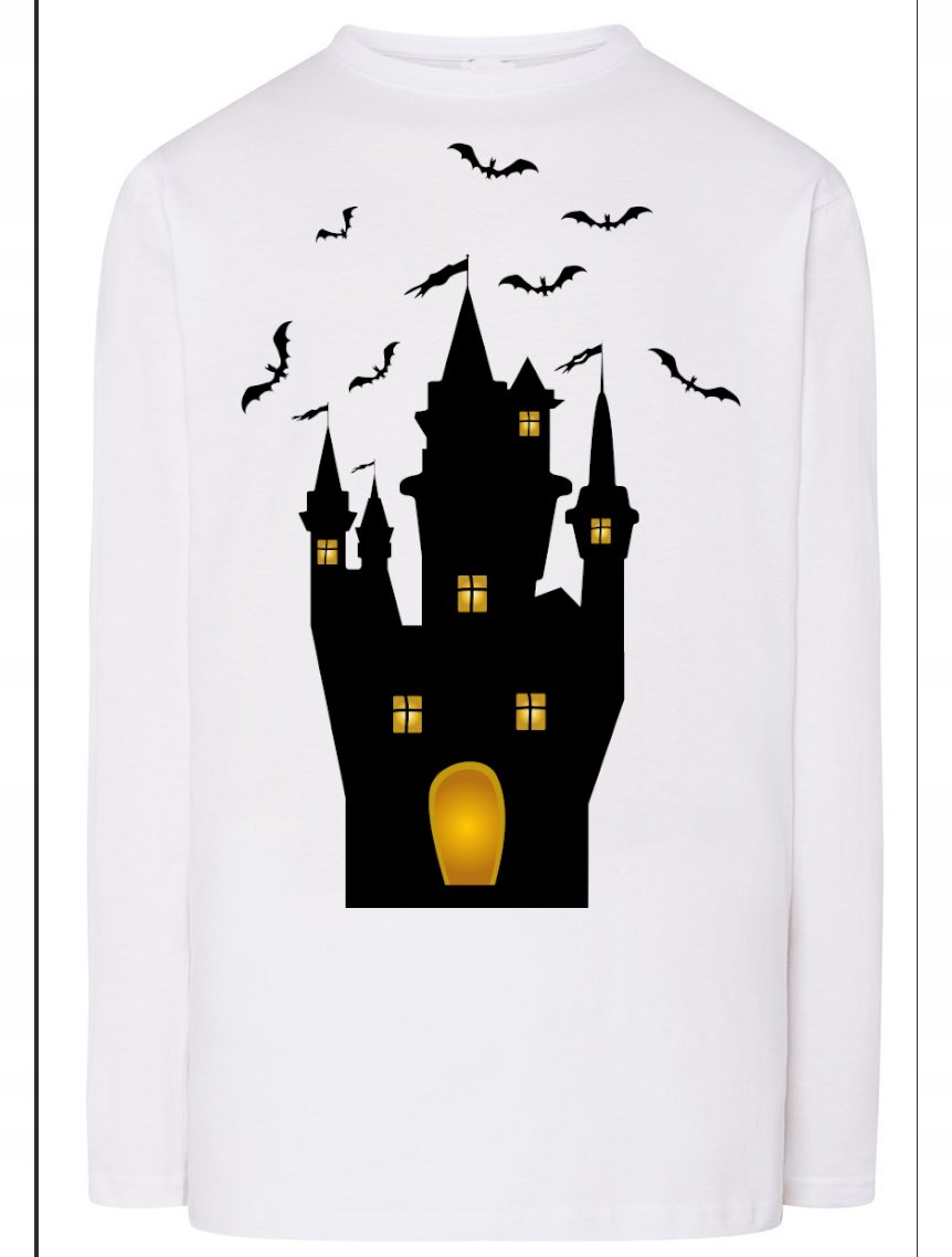 Longsleeve męski nadruk Halloween Rozm.XXL