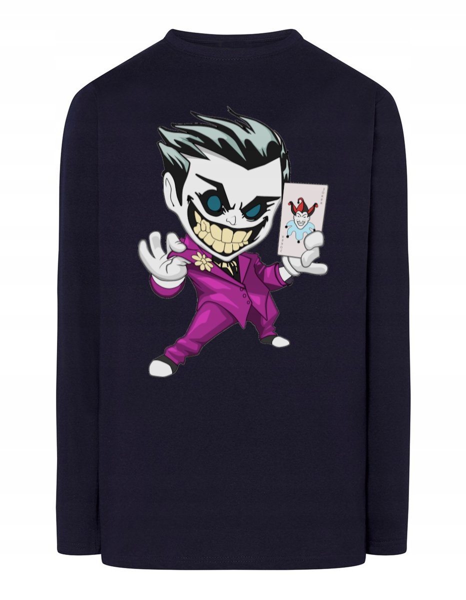 Longsleeve kolorowy nadruk art work JOKER r.XS