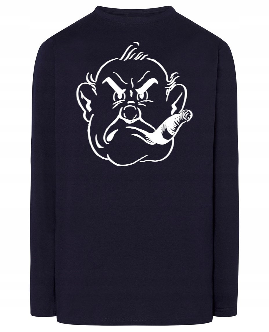 Longsleeve nadruk Niezadowolana Zła Twarz r.S