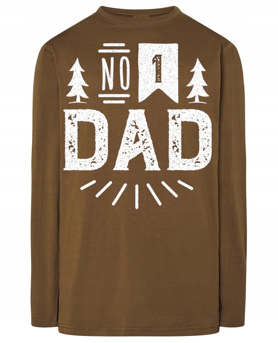 Longsleeve fajny na prezent nadruk TATA nr 1 r.S