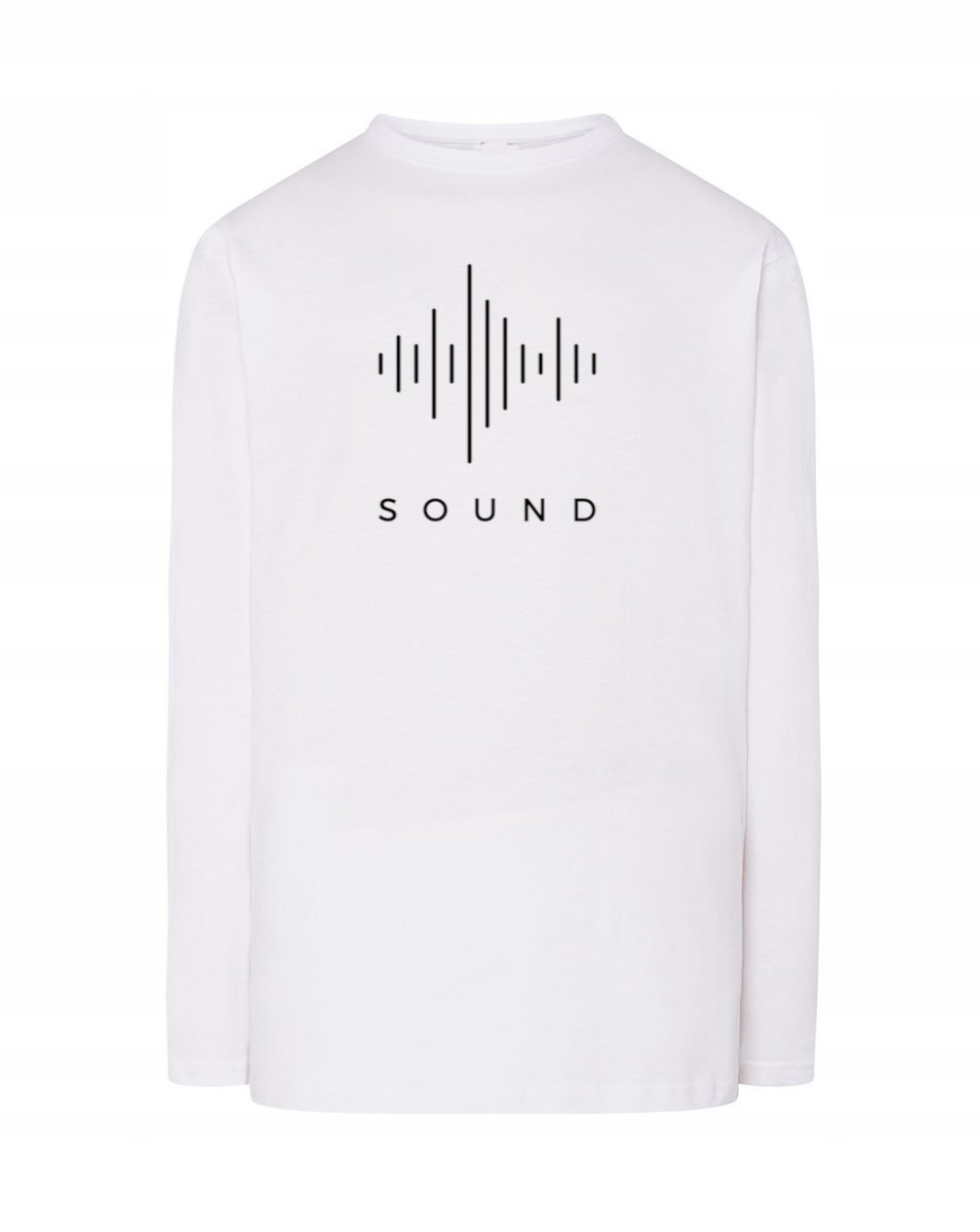 Longsleeve męski nadruk art line SOUND r.5XL
