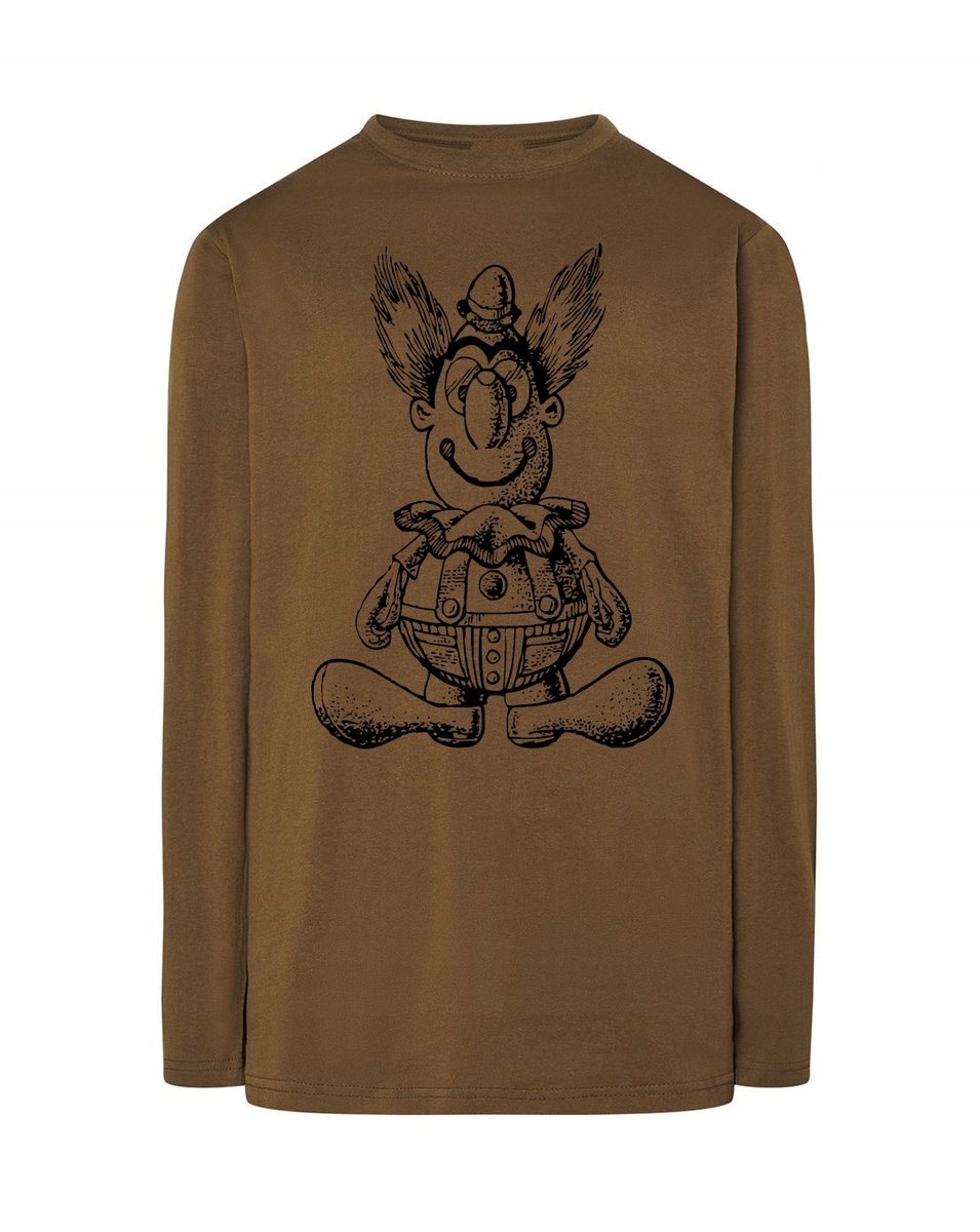 Longsleeve fajny nadruk KLAUN CYRK r.XL
