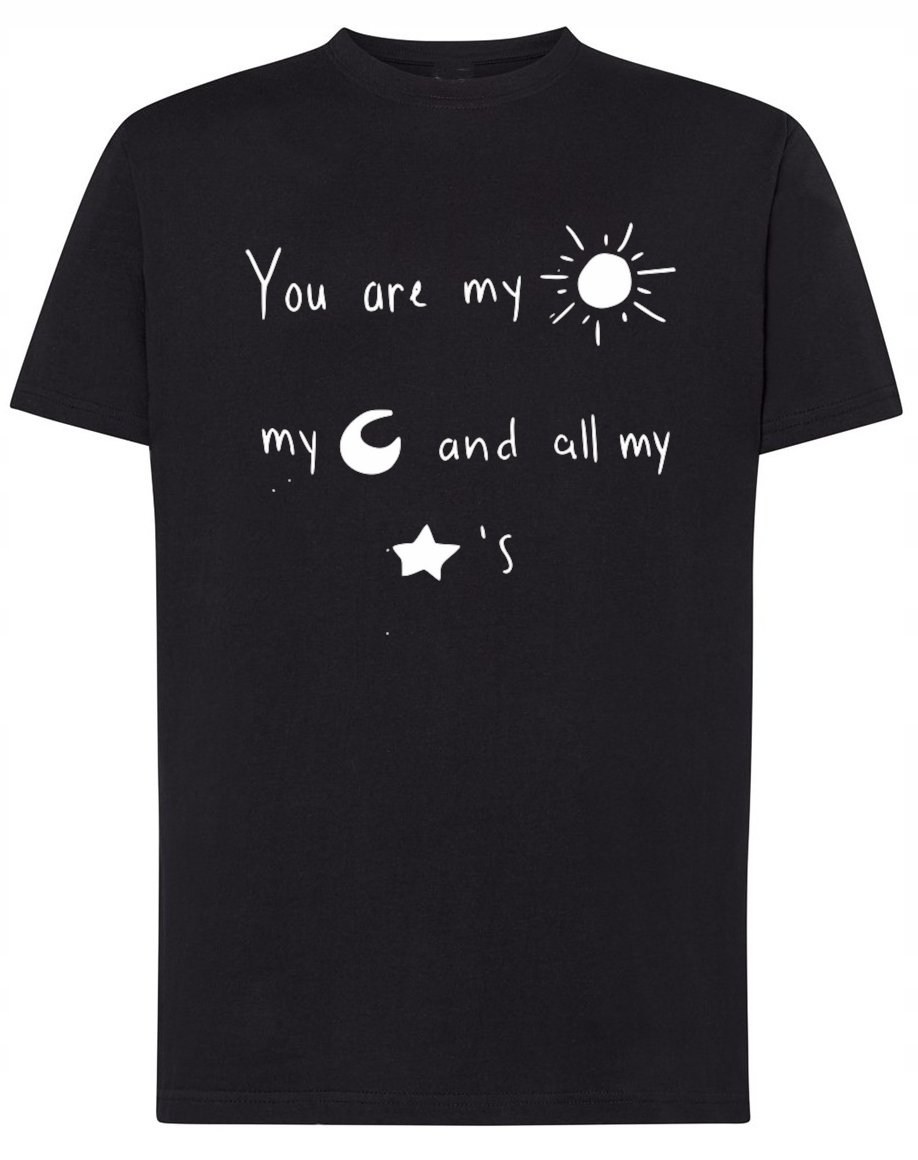 Walentynki Prezent T-Shirt męski nadruk napisy S